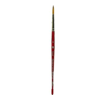 Princeton Heritage, Golden Taklon Brush for Watercolor & Acrylic, Series 4050 Round Synthe