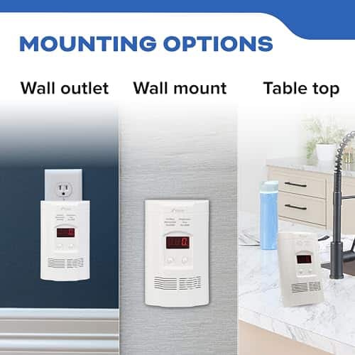 Kidde Carbon Monoxide Detector, Propane, Natural, Methane, & Explosive Gas Alarm, Plug-In - Image 5