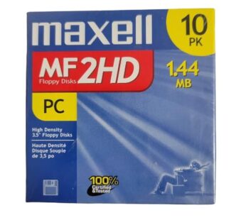 Maxell 3.5 HD 1.44MB Pre-Formatted MF2HD 10-Pack