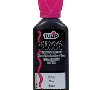 Tulip Dimensional Fabric Paint 1-1/4 Ounces-Puffy-Black