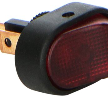 HELLA H61921001 Red SPST Rocker Switch