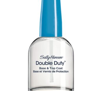Sally Hansen Double Duty Base and Top Coat, 0.45 Fluid Ounce, Clear (Pack of 1)