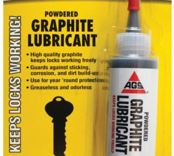 AGS Automotive Solutions Powdered Graphite Lubricant, Greaseless, Odorless – 1.13 ounces,