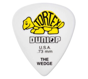 JIM DUNLOP 424R.73 Wedge, White/Yellow, .73mm, 72/Bag