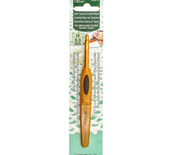 Clover 1008/H Soft Touch 5.0-mm Crochet Hooks, Size H