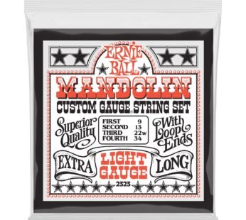 Ernie Ball Light Stainless Steel Mandolin Strings, 9-34 Gauge (P02323)