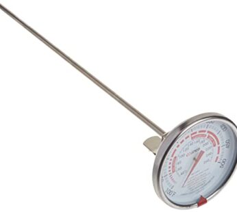 Winco – TMT-CDF5 3-Inch Dial Deep Fry/Candy Thermometer with 12-Inch Probe