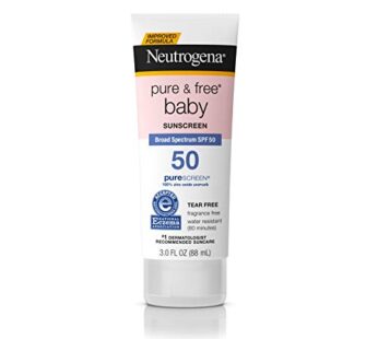 Neutrogena Pure & Free Baby Spf#50 Sunscreen 3 Ounce (88ml)
