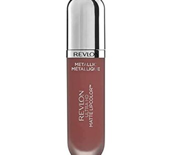 Revlon Ultra HD Metallic Matte Liquid Lipcolor, Liquid Lipstick, Gleam