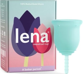 Lena Menstrual Cup – Reusable, Soft Silicone, Light to Heavy Flow, Beginner User – Ideal A