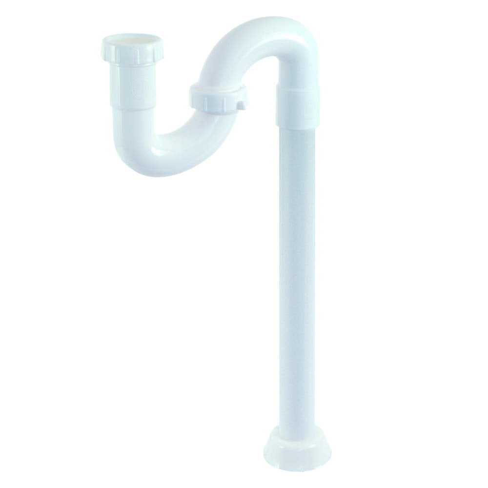 EZ-FLO 1-1/2 Inch High-Impact Polypropylene S-Trap Pipe for Kitchen and Bathroom Sink Drai - Image 2
