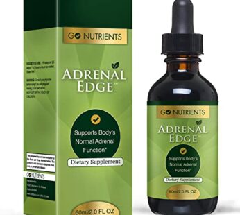 Go Nutrients Adrenal Edge Stress Relief & Cortisol Management Supplement with Astragalus G