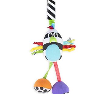 Sassy Boppin? Birdie | Developmental Plush Toy for Early Learning | High Contrast | Attach