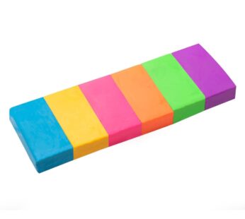 Sculpey Bake Shop Eraser Polymer Oven Bake Clay, 6 unique color set, becomes real erasers