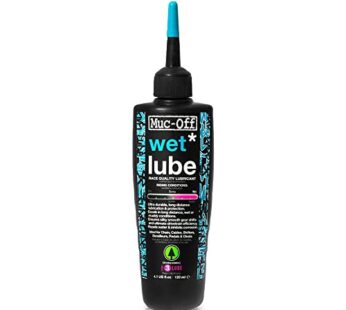 Muc-Off Wet Chain Lube, 120 Milliliters – Biodegradable Bike Chain Lubricant, Suitable for