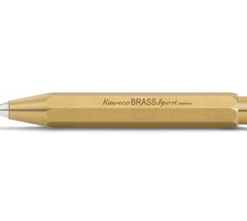 Kaweco BRASS SPORT Mechanical Pencil 0.7mm HB I Brass Lead Pencil in Classic Design I Mech