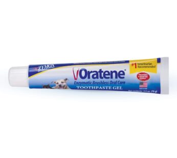 Pet King Brands ZYMOX Oratene Brushless Toothpaste Gel for Dogs and Cats, 2.5oz