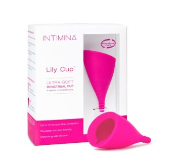 Intimina Lily Cup – Thin Menstrual Cup, Period Cup, Disposable Menstrual Cups with Up to 8