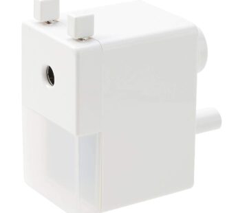 MUJI Manual Pencil Sharpener W55 x H103 x D106mm Made in Japan White simple