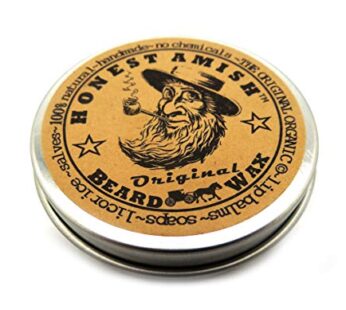 Honest Amish Original Beard Wax – All Natural and Organic- 2 ounce