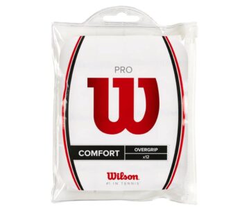 Wilson Pro Overgrip-Comfort 12 Pack. White