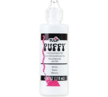 TULIP Puff Paint Puffy White 4 Fl Oz (Pack of 1)