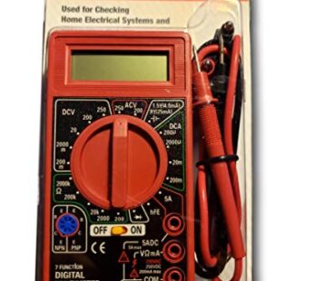 7 Function Digital Multimeter for Precise Electronic Measurements & Tests Digital Amp OHM
