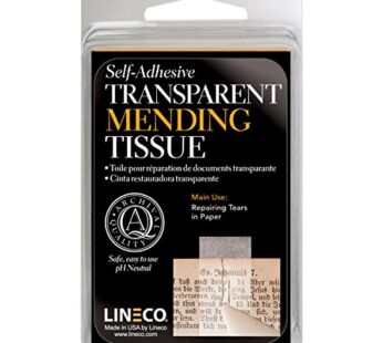 Lineco Transparent Mending Tissue 1/2 in. x 12 ft. roll