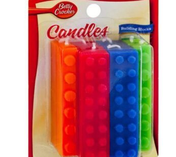 Betty Crocker Building Block Candles, Unscented