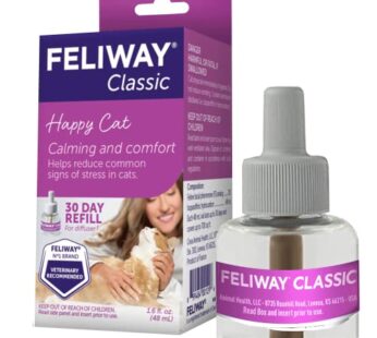 FELIWAY Classic Cat Calming Pheromone, 30 Day Refill – 1 Pack