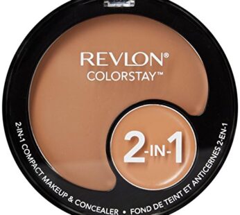 Revlon ColorStay 2-in-1 Compact Makeup & Concealer, True Beige