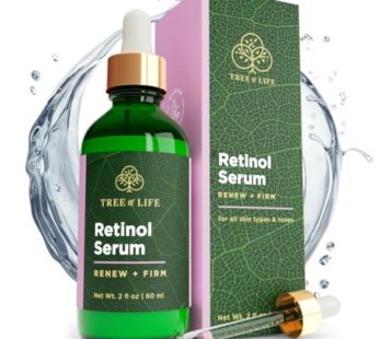Tree of Life Retinol Serum for Face – Anti Aging Retinol with Hyaluronic Acid Face Serum f