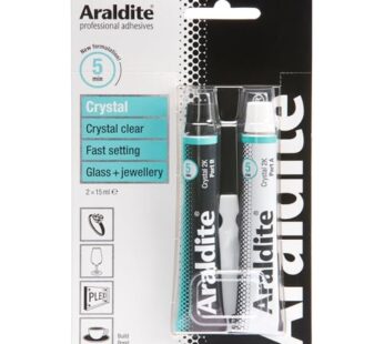 Araldite Clear Epoxy Adhesive 5 Minute Fast Setting 2-Part Epoxy Glue. Solvent-Free Profes