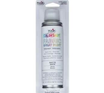 Tulip ColorShot Instant Fabric Spray Color 3oz. White