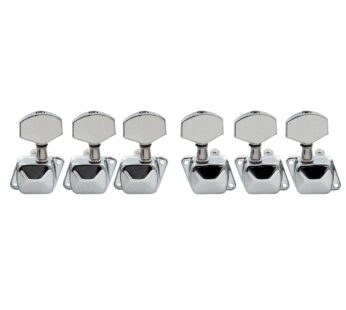 Musiclily 3L+3R Semi-closed Guitar Tuners Guitar String Tuning Pegs Keys Machine Heads Set