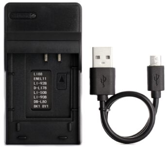 EN-EL11 USB Charger for Nikon Coolpix S550, Coolpix S560 Camera and More