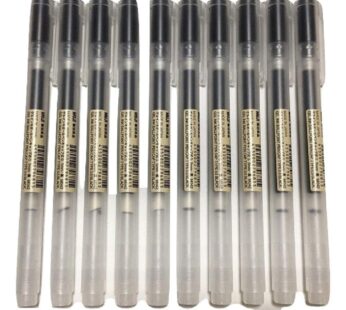 MUJI Gel Ink Ball Point Pen 0.5mm Black color 10pcs