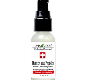 DNA Code Matrixyl 3000 Peptide Anti Wrinkle Serum w/Argireline, Hyaluronic Acid, CoQ10