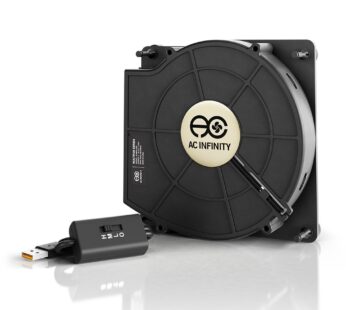 AC Infinity MULTIFAN S2, Quiet 120mm USB Blower Fan with Speed Control, UL-Certified for R