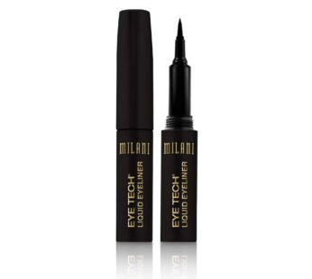 Milani Liquid Eyeliner, Black, 0.02 Fl Oz – Vegan, Cruelty-Free Eye Defining Liner for Lon