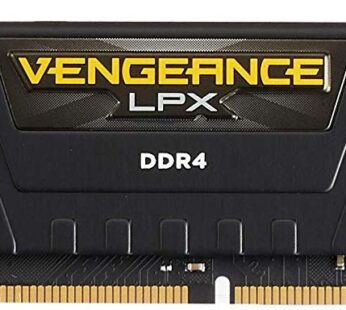 CORSAIR Vengeance LPX 16GB (2x8GB) DDR4 DRAM 2400MHz C14 Memory Kit – Black (CMK16GX4M2A24