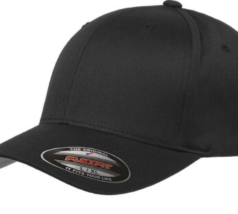 Flexfit Men’s Athletic Baseball Fitted Cap, Black, S/M