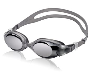 Speedo Unisex-Adult Swim Goggles Hydrosity , Mirrored Charcoal