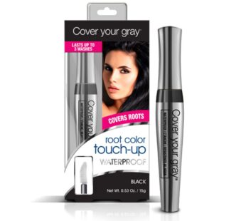 Cover Your Gray Waterproof Root Touch-Up, Black, 0.53 Ounce