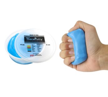 CanDo TheraPutty Standard 4oz Blue Firm Hand Exercise Putty For Rehabilitation, Exercises,
