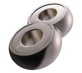 BePuzzled | Infinity Hanayama Metal Brainteaser Puzzle Mensa Rated Level 6, for Ages 12 an