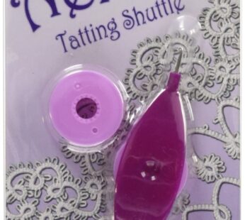 Handy Hands Aerlit Tatting Shuttle with 2 bobbins SHH431, Boysenberry, 1-Pack