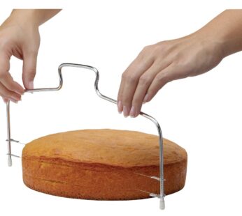 Mrs. Anderson?s Baking Adjustable 2-Wire Layer Cake Cutter and Leveler, Stainless Steel,Si