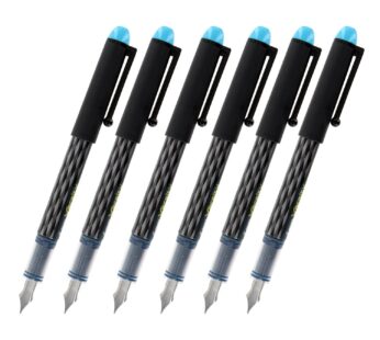 Pilot Varsity Disposable Fountain Pens, Turquoise Ink, Medium Point, Pack of 6