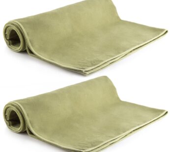 MEGALOVEMART 15″ x 24″ Suede Microfiber Gym Sport Towel, 2 Pack